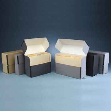 exposures original archival boxes with metal edges|hollinger metal edge box.